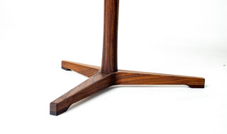 Handcrafted Mid Century Modern Walnut Lollipop Side Table - Hobbs Modern Original