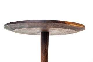 Handcrafted Mid Century Modern Walnut Lollipop Side Table - Hobbs Modern Original