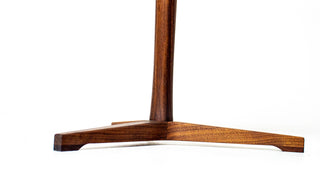 Handcrafted Mid Century Modern Walnut Lollipop Side Table - Hobbs Modern Original