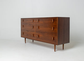 Stanley Young Walnut 6 drawer Dresser by Glenn of California