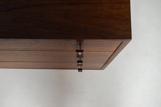 Stanley Young Walnut 6 drawer Dresser by Glenn of California