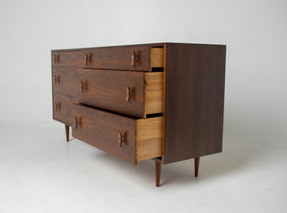 Stanley Young Walnut 6 drawer Dresser by Glenn of California