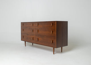 Stanley Young Walnut 6 drawer Dresser by Glenn of California