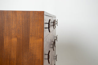 Stanley Young Walnut 6 drawer Dresser by Glenn of California