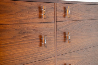 Stanley Young Walnut 6 drawer Dresser by Glenn of California