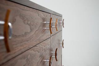 Stanley Young Walnut 6 drawer Dresser by Glenn of California