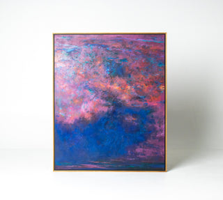 “Out From Tigelman’s Island” Painting by Steven Barbash,  1968 Oil on Canvas