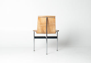 Set of Ten T Dining Chairs by Katavolos, Littell, &  Kelley For Laverne International