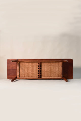 Hans J. Wegner Solid Teak Coffee Table Model AT-10 For Andreas Tuck