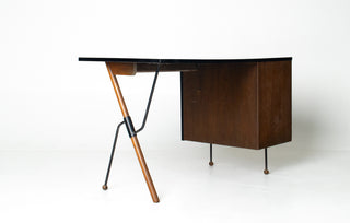 Rare Greta Grossman Model 6200 Desk for Glenn of California, 1952 — Dave Brubeck Estate