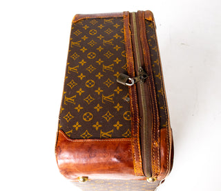 Vintage Louis Vuitton Monogram Canvas Suitcases – Set of Two with Original Saks Fifth Avenue Louis Vuitton Catalog
