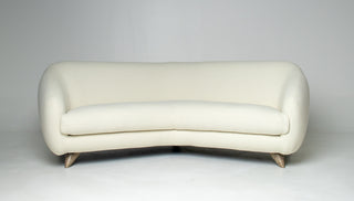 Vladimir Kagan Tangent Sofa for Preview in Terra Wool