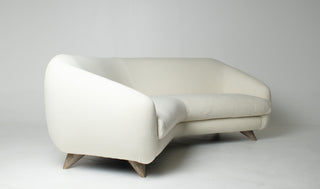 Vladimir Kagan Tangent Sofa for Preview in Terra Wool