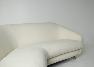 Vladimir Kagan Tangent Sofa for Preview in Terra Wool