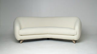 Vladimir Kagan Tangent Sofa for Preview in Terra Wool