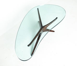 Rare Vladimir Kagan Tri-Symmetric Walnut Coffee Table