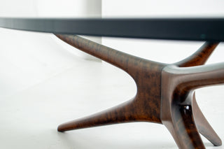 Rare Vladimir Kagan Tri-Symmetric Walnut Coffee Table