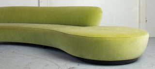 Vladimir Kagan Monumental Serpentine Sofa — Available for Custom Upholstery
