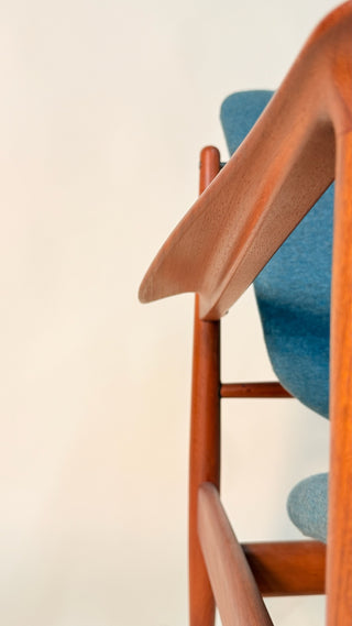 Finn Juhl Model 136 Lounge Chair for France & Son Circa 1950's