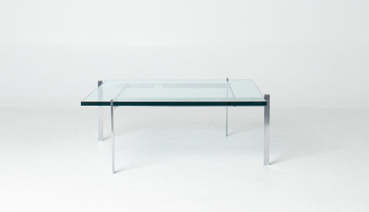 On Hold- Poul Kjaerholm Glass Coffee Table Model PK61