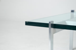 Poul Kjaerholm Glass Coffee Table Model PK61